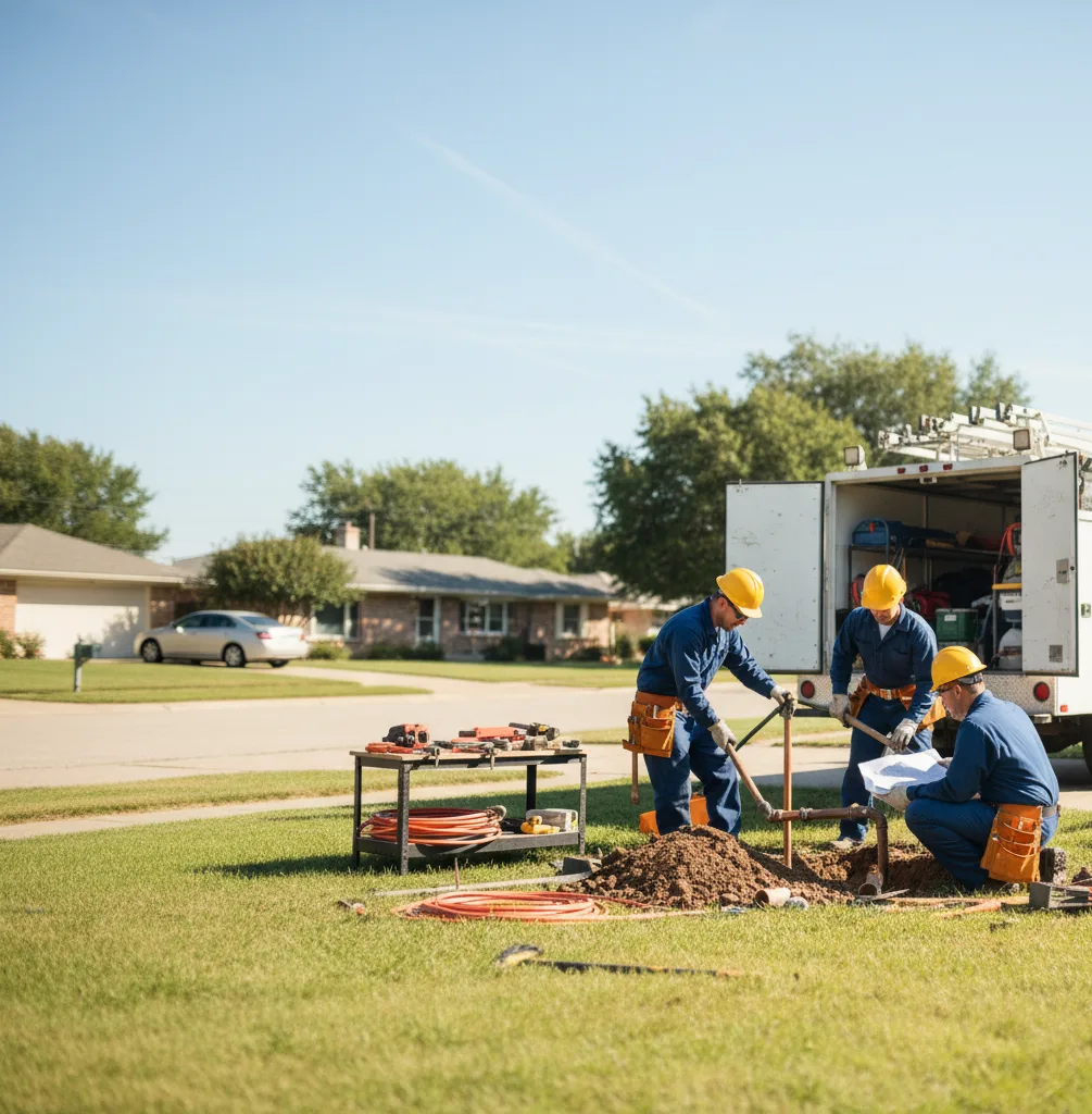 Sewer Line Repair in Fletcher, OK